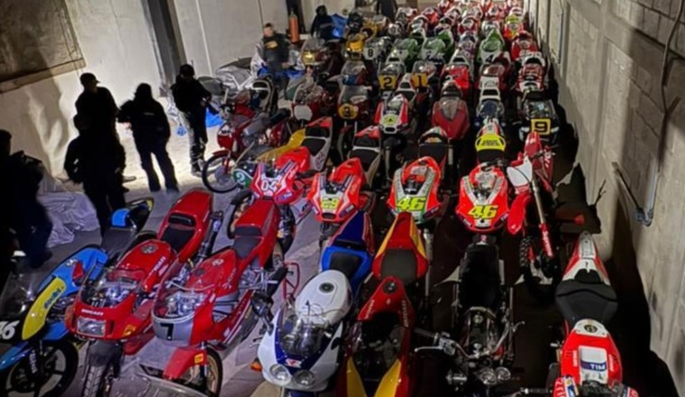 $40m worth of motorcycles seized in hunt for ex-Olympic snowboarder turned 'drug kingpin'