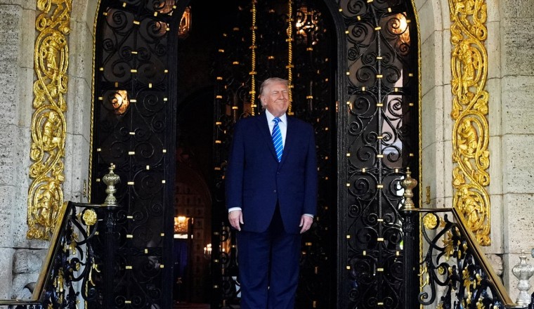 A Happy MAGA New Year! Trump and allies party down at Mar-a-Lago as polls plummet and he wishes misery on Republican colleagues