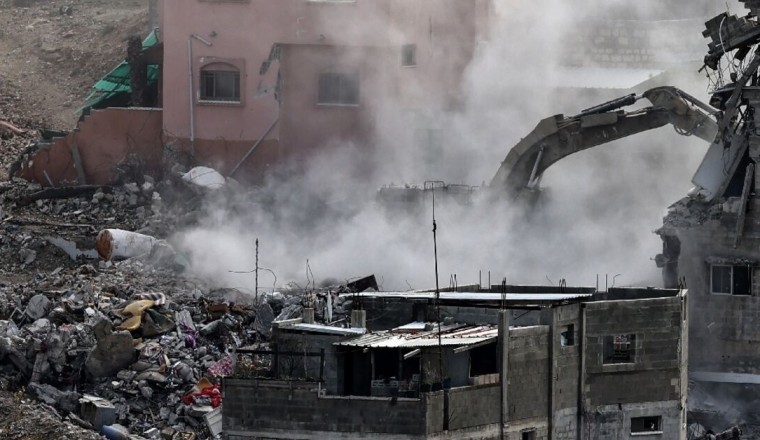 Israel begins demolishing 25 buildings in West Bank camp