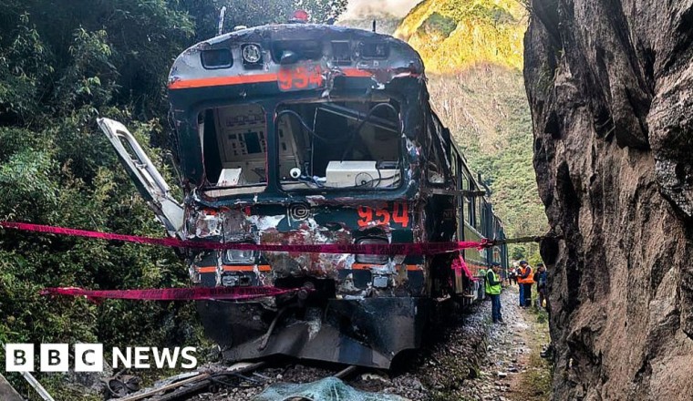 Machu Picchu train crash leaves one dead and dozens injured