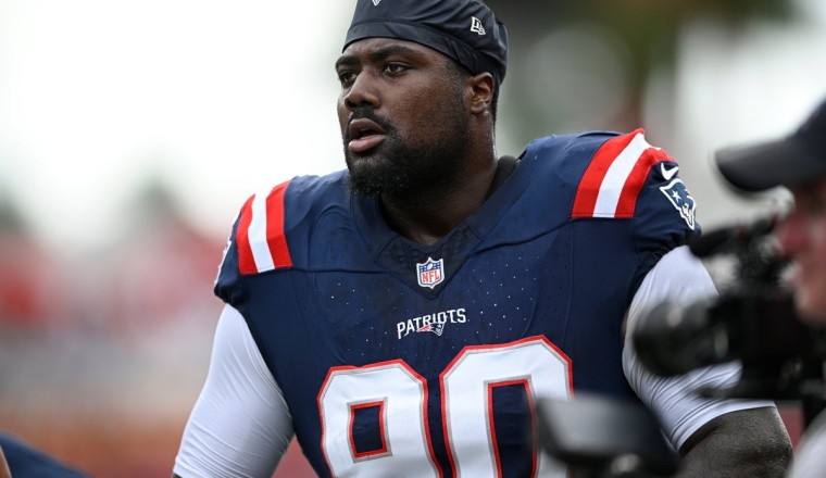 Patriots defensive lineman Christian Barmore accused of throwing girlfriend to the ground