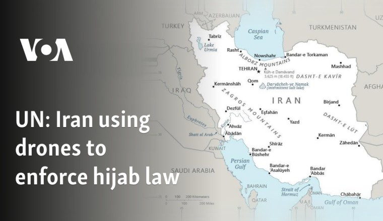 UN: Iran using drones to enforce hijab law