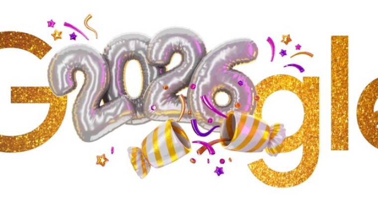 Google's New Year's Eve & New Year's Day Doodles