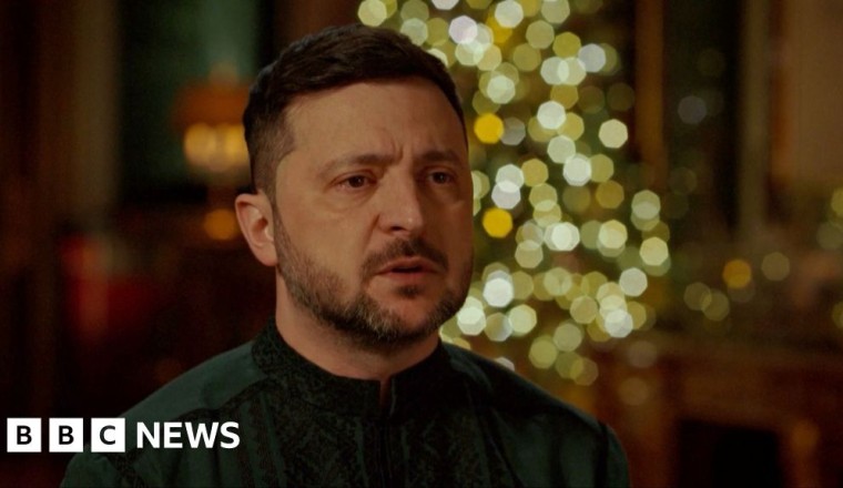 Zelensky says peace deal is 90% ready in New Year address