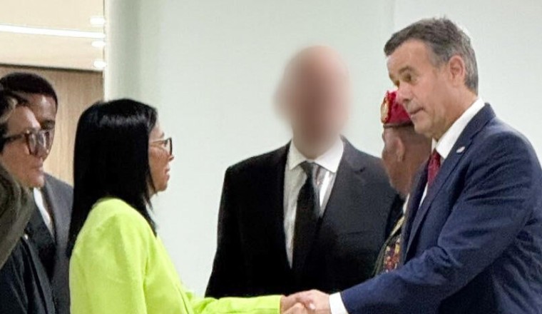 CIA director meets with Venezuela's interim president in Caracas