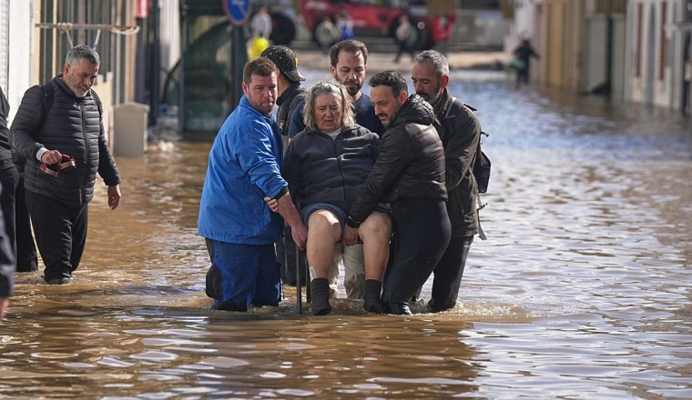 Storm Marta batters Portugal and Spain just days after deadly floods