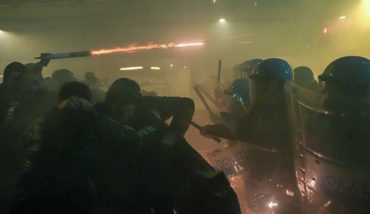 Anti-Olympics protestors branded ‘enemies of Italy’ after clashes in Milan