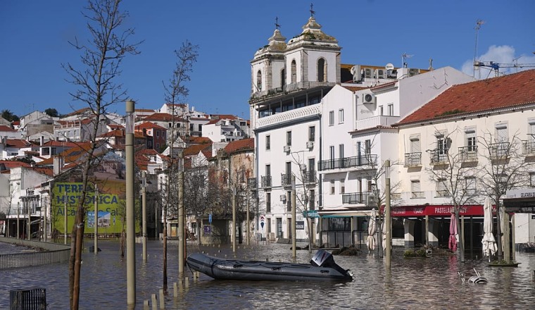 Emergency worker killed in Portugal as Storm Marta passes over Iberian peninsula