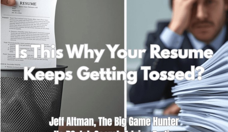 Is This Why Your Resume Keeps Getting Tossed? (The Cold Hard Truth)