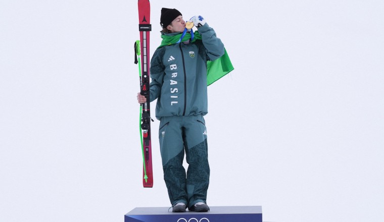 Brazil wins first gold medal for South America at Winter Olympics