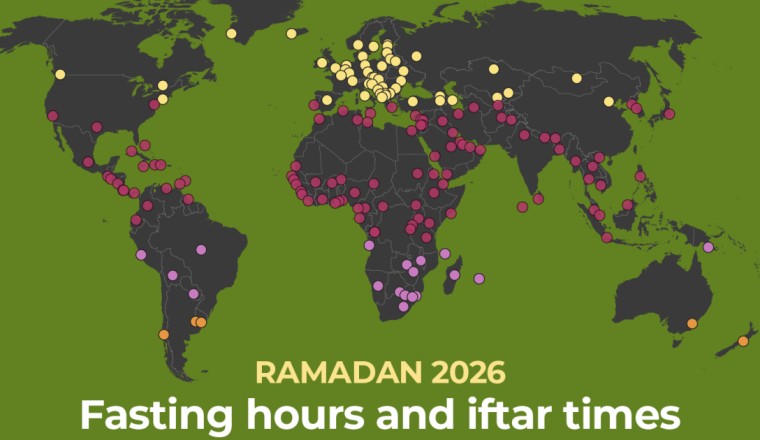 Ramadan 2026: Fasting hours, suhoor and iftar times around the world