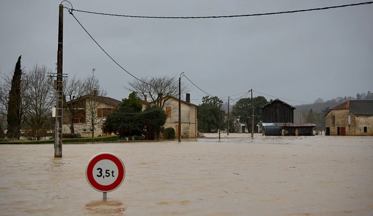 France on record flood alert as storms slam Spain with deadly winds