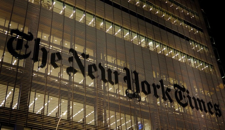 Trump administration sues New York Times claiming discrimination against a white male employee