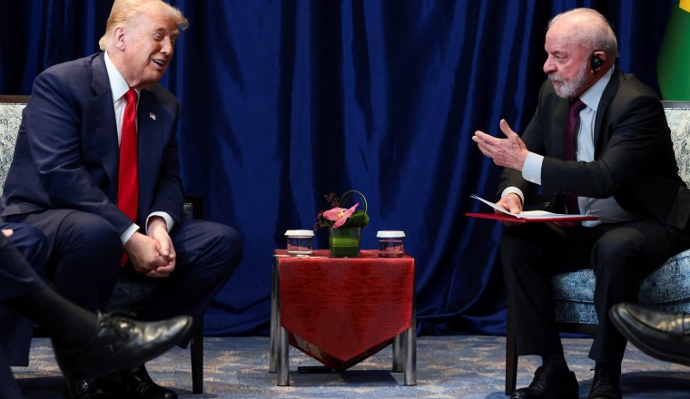 Brazil’s Lula meets Trump amid efforts to avert new US trade tariffs