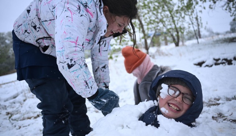 It’s May and Colorado is covered in snow. Locals are loving it
