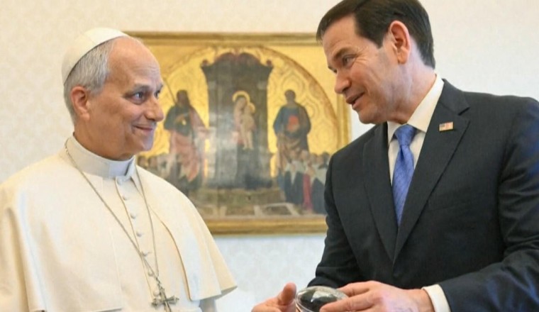Rubio meeting with Pope Leo after tense exchanges between Trump and the first U.S.-born pontiff