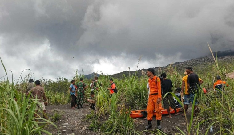 Volcano erupts in Indonesia, killing at least 3 hikers, police say