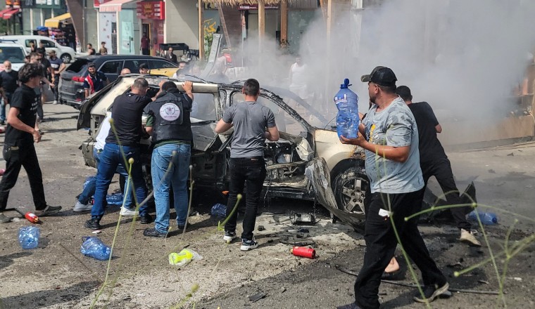 At least eight killed in Israeli drone strikes on highway south of Beirut