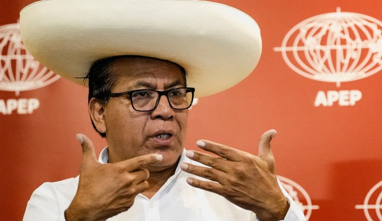 Peru presidential candidate Roberto Sanchez charged with financial crimes