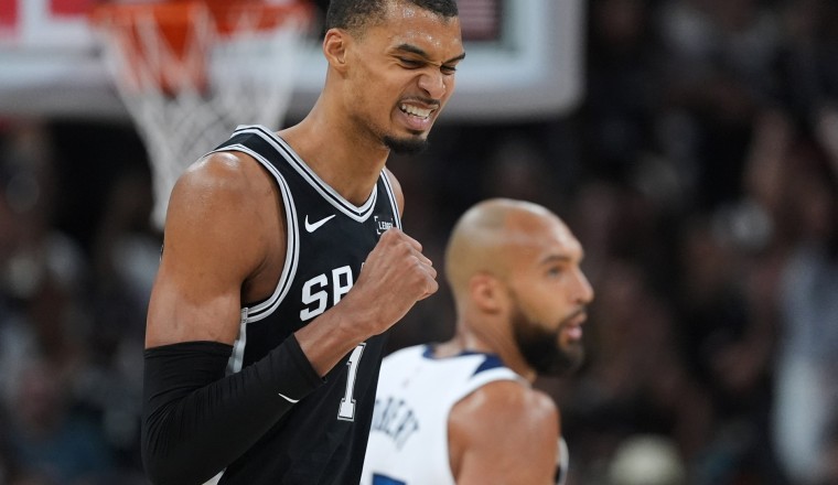 Wembanyama returns, Spurs rout Wolves for 3-2 lead in NBA Playoff series