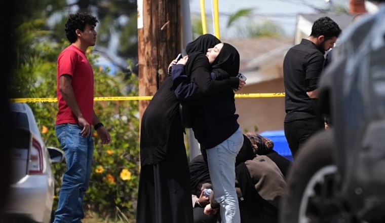 Three people killed as two teenagers open fire at a mosque in San Diego