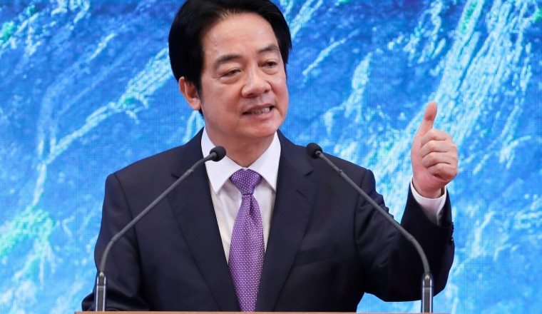 Taiwan's Lai says he would tell Trump he hopes to continue arm purchases
