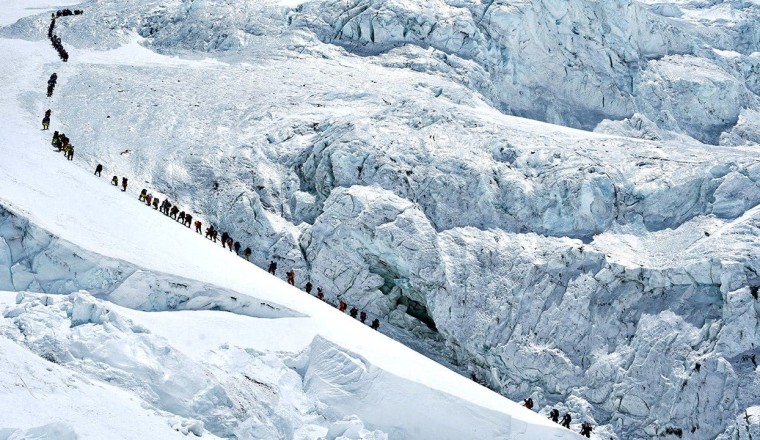 Record number of climbers summit Mount Everest from Nepali side despite overcrowding concerns