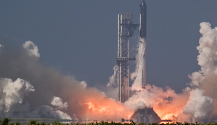 SpaceX launches its biggest Starship mega rocket yet on test flight