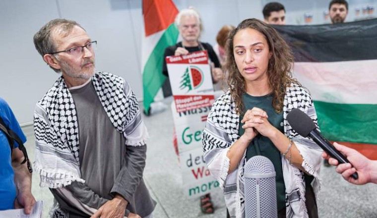 Gaza flotilla activists return to Germany after deportation