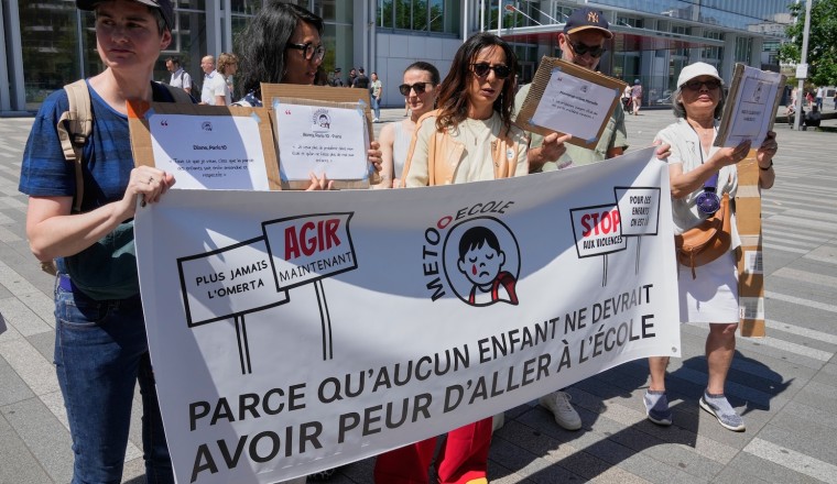 A rare public trial opens in Paris child abuse case as parents seek a national wake-up call