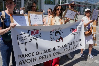 A rare public trial opens in Paris child abuse case as parents seek a national wake-up call