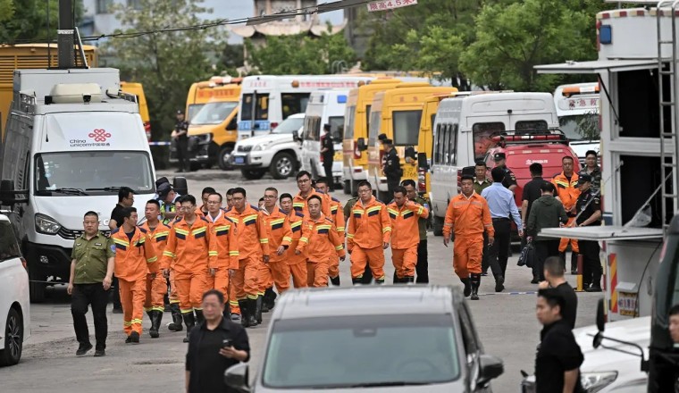 At least 82 killed after massive gas explosion rips through coal mine in China