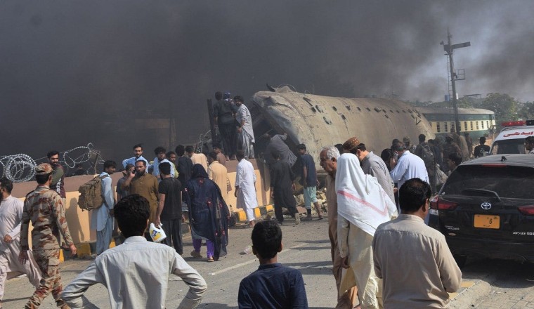 Deadly suicide blast rips through Pakistan train route, killing at least 23