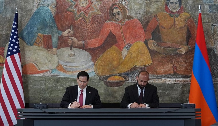 US and Armenia pledge to move forward on economic corridor during Rubio visit
