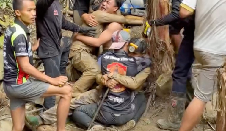 Emotional scenes as more survivors pulled from flooded Laos cave