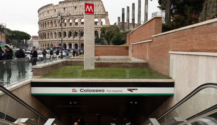 Rome metro station boasts new way to see the past