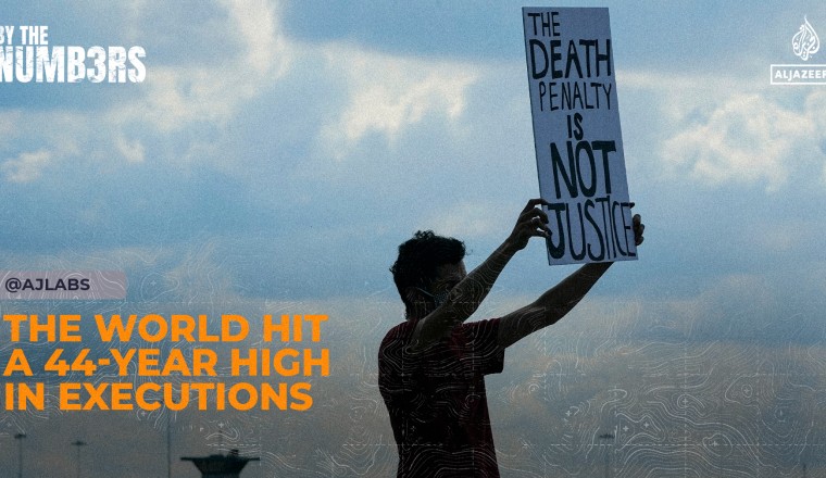 The world hit a 44-year high in executions