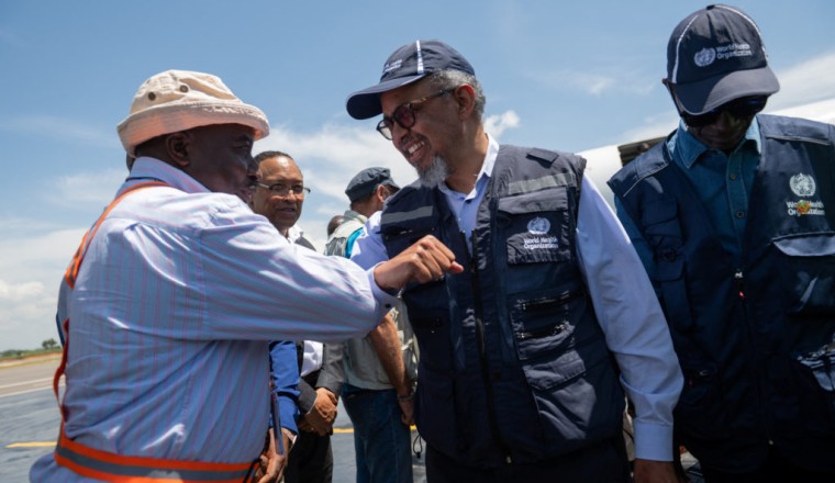 WHO chief visits Congo Ebola epicenter as cases outpace response