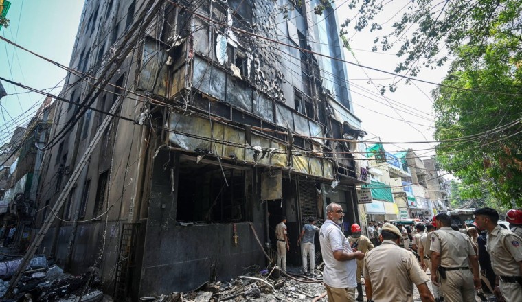 At least 21, mostly foreign nationals, dead in fire at India hotel