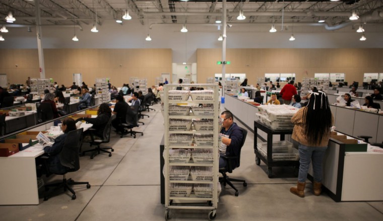 California holds crowded primary with dozens of candidates to replace Newsom