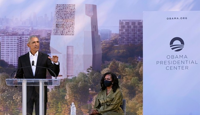 Presenting Today's Earworm: Barack Obama's Library Looks Like a 'Klingon Prison'