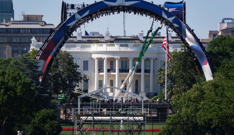 Trump Compares White House UFC Arena To Eiffel Tower: 'Maybe We'll Never, Ever Take It Down'
