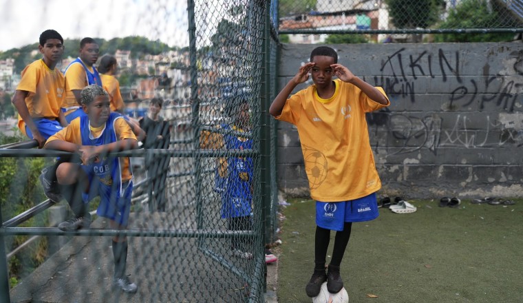 Brazilian players from a Rio favela find hope and opportunities thanks to soccer