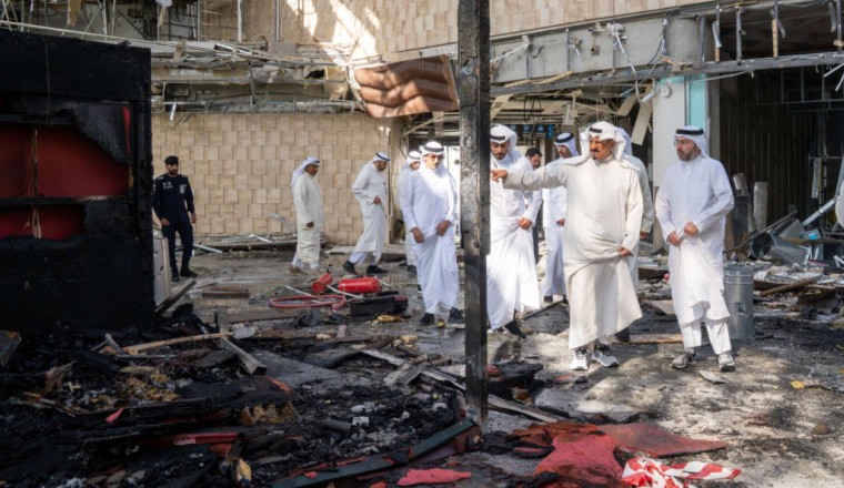 Iranian strikes set Kuwait's largest airport ablaze amid fragile ceasefire with the U.S.